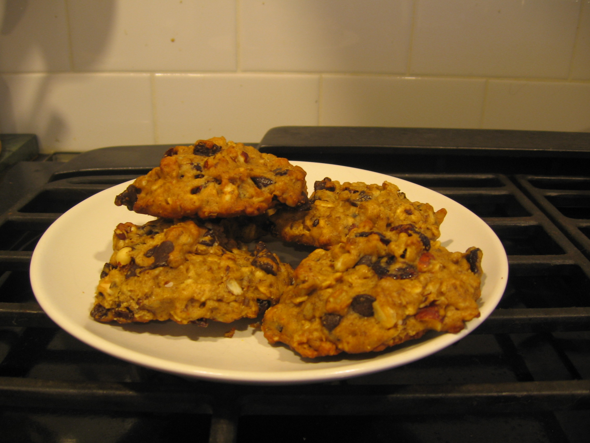 Breakfast fuel. Cookies anyone, anyone, Bueller?