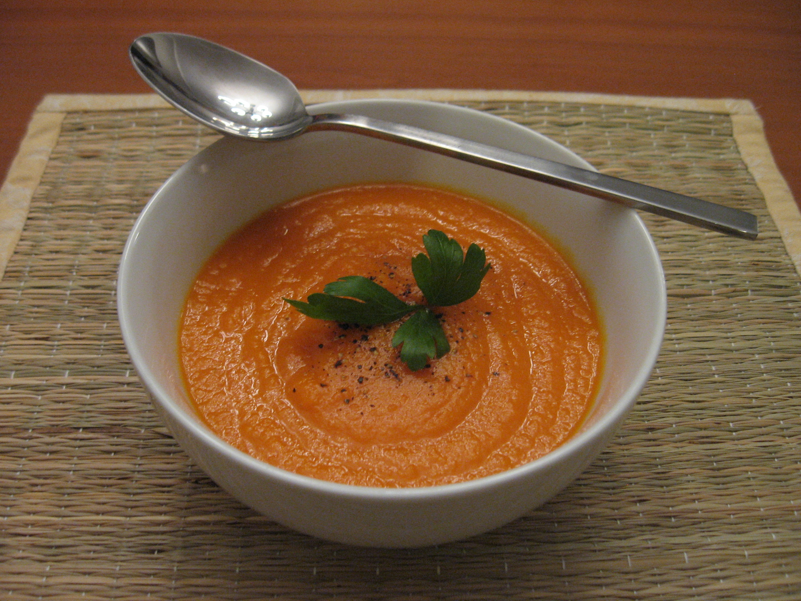 El Cheapo Carrot and Orange Soup