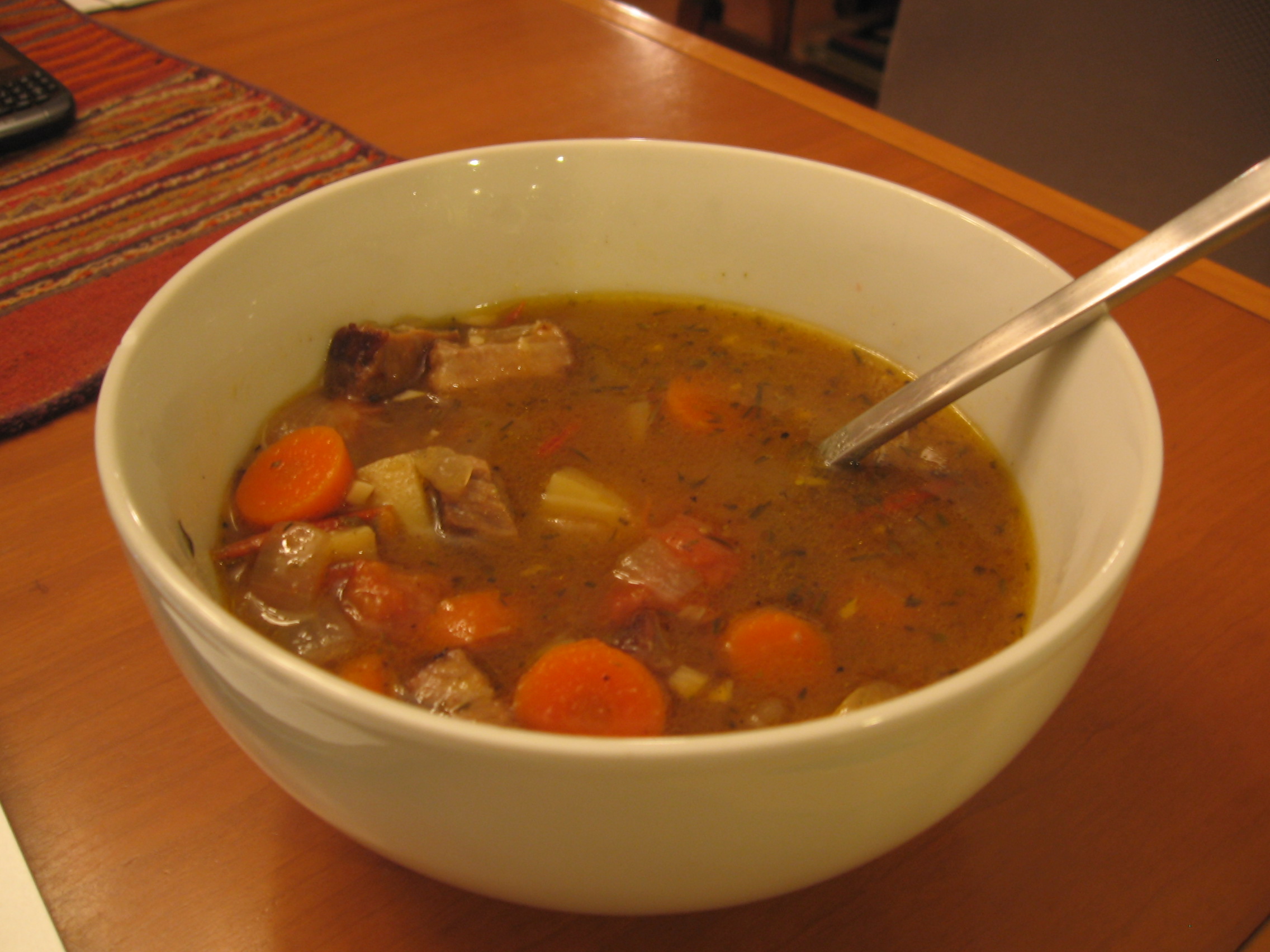 Steak Soup…or what to do with the leftovers