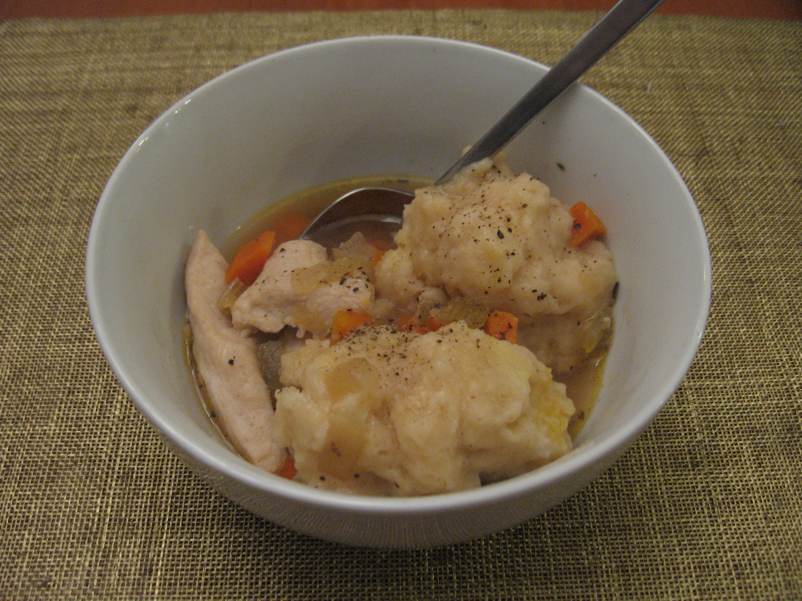 Two Day Chicken and Vegetable Soup with Dumplings