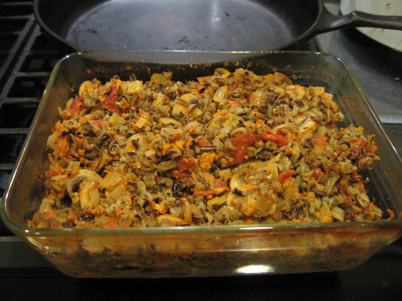 Auntie Kaija’s Wild Rice Casserole