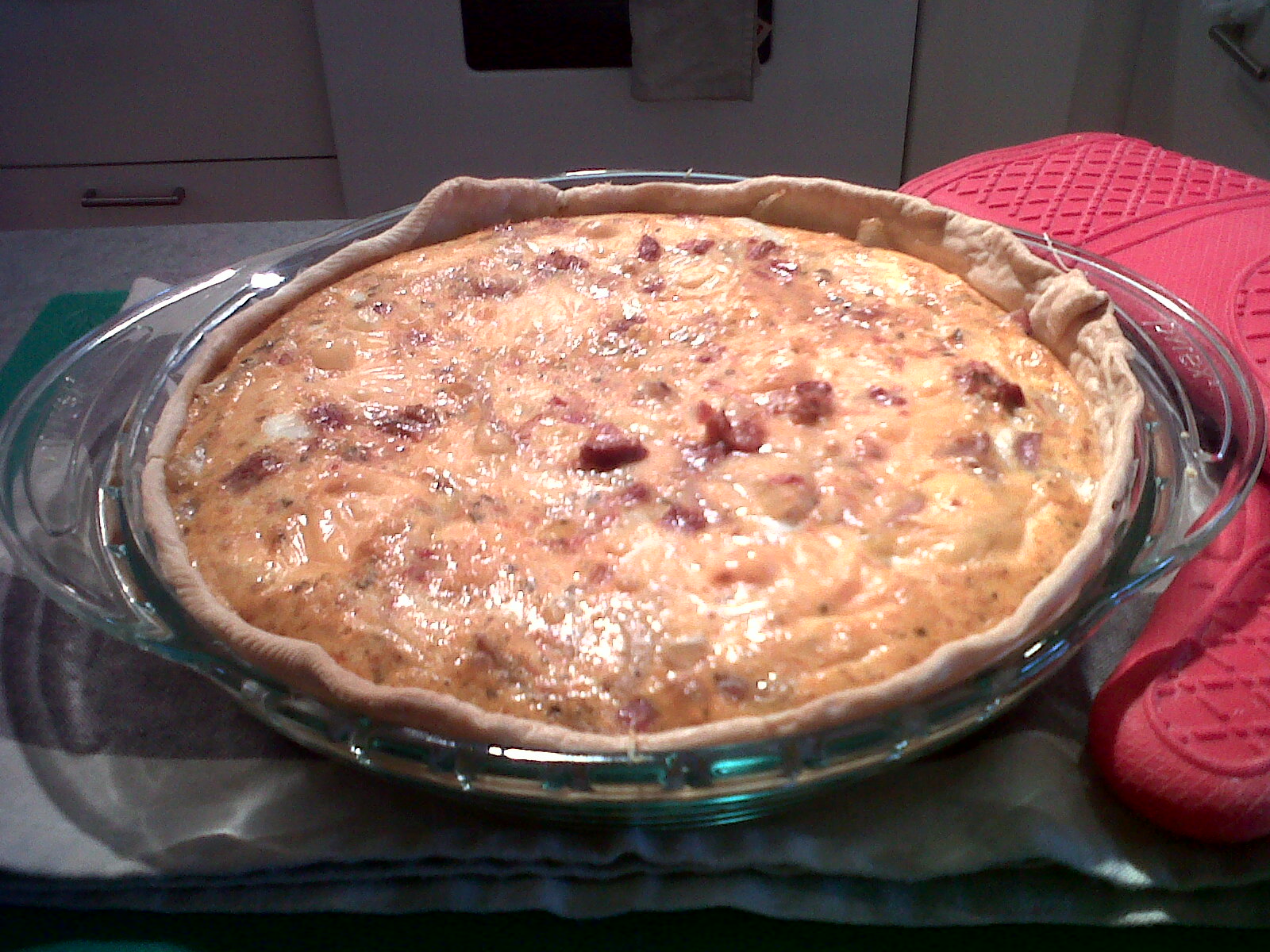 Savoury Cheese and Onion Pie…Without the Bacon