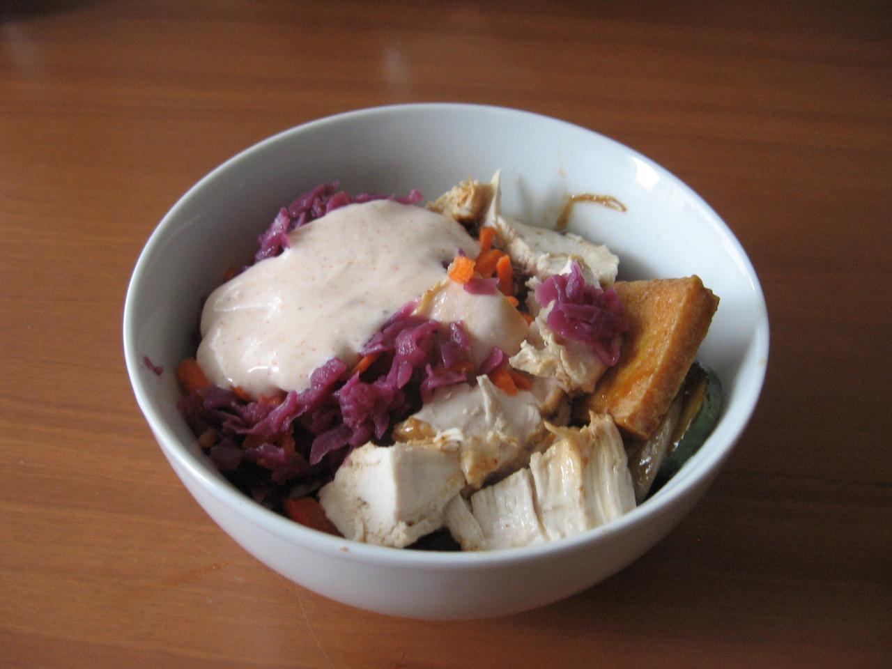 Marni’s Teriyaki Chicken Rice Bowl…inspired by Cactus Club and Brown’s Dragon Bowl and with a little help from the blogosphere.