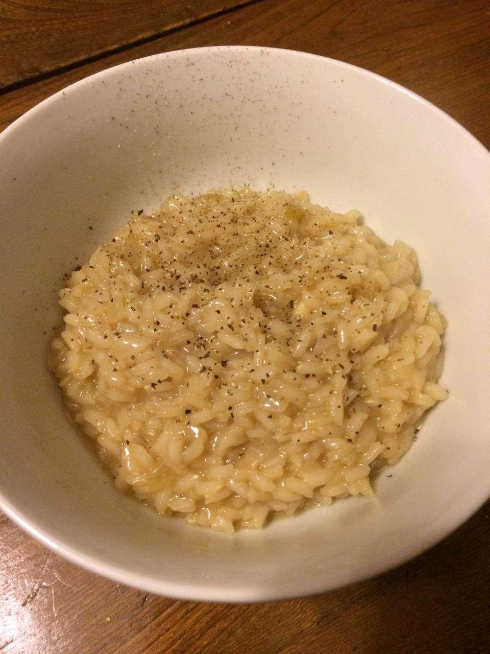 Rosé Risotto with Cheddar Cheese (Say what now?)