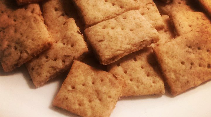 Rye Crackers – Tweaked Version of Bob’s Red Mill Rye Crackers