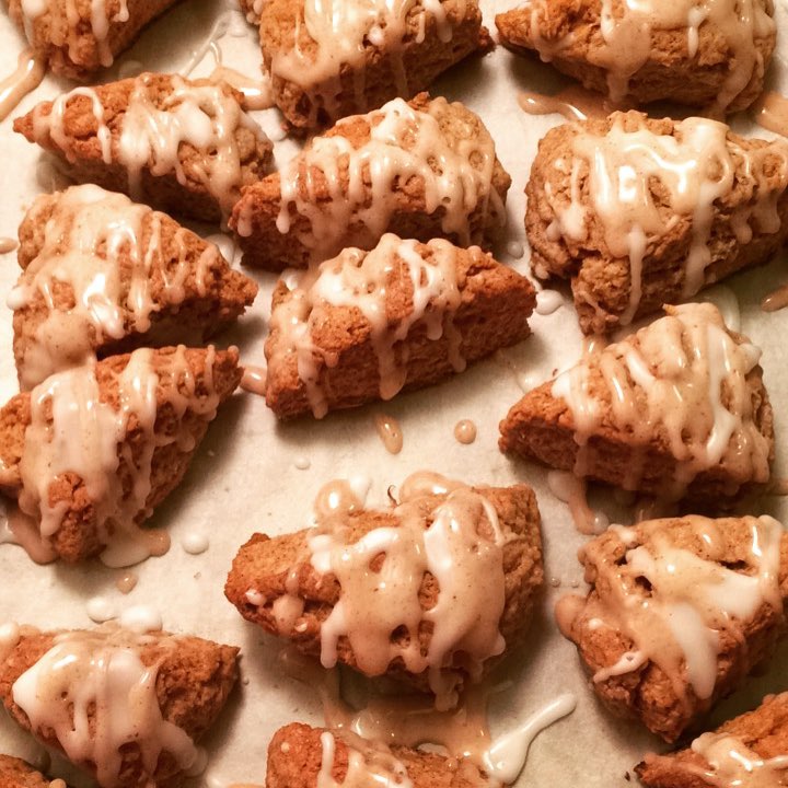 Pumpkin Mini Scones aka Not Starbucks Hockey Pucks