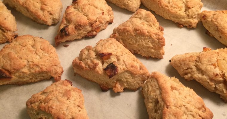 Triple Ginger Scones with Apricots – #Yasss