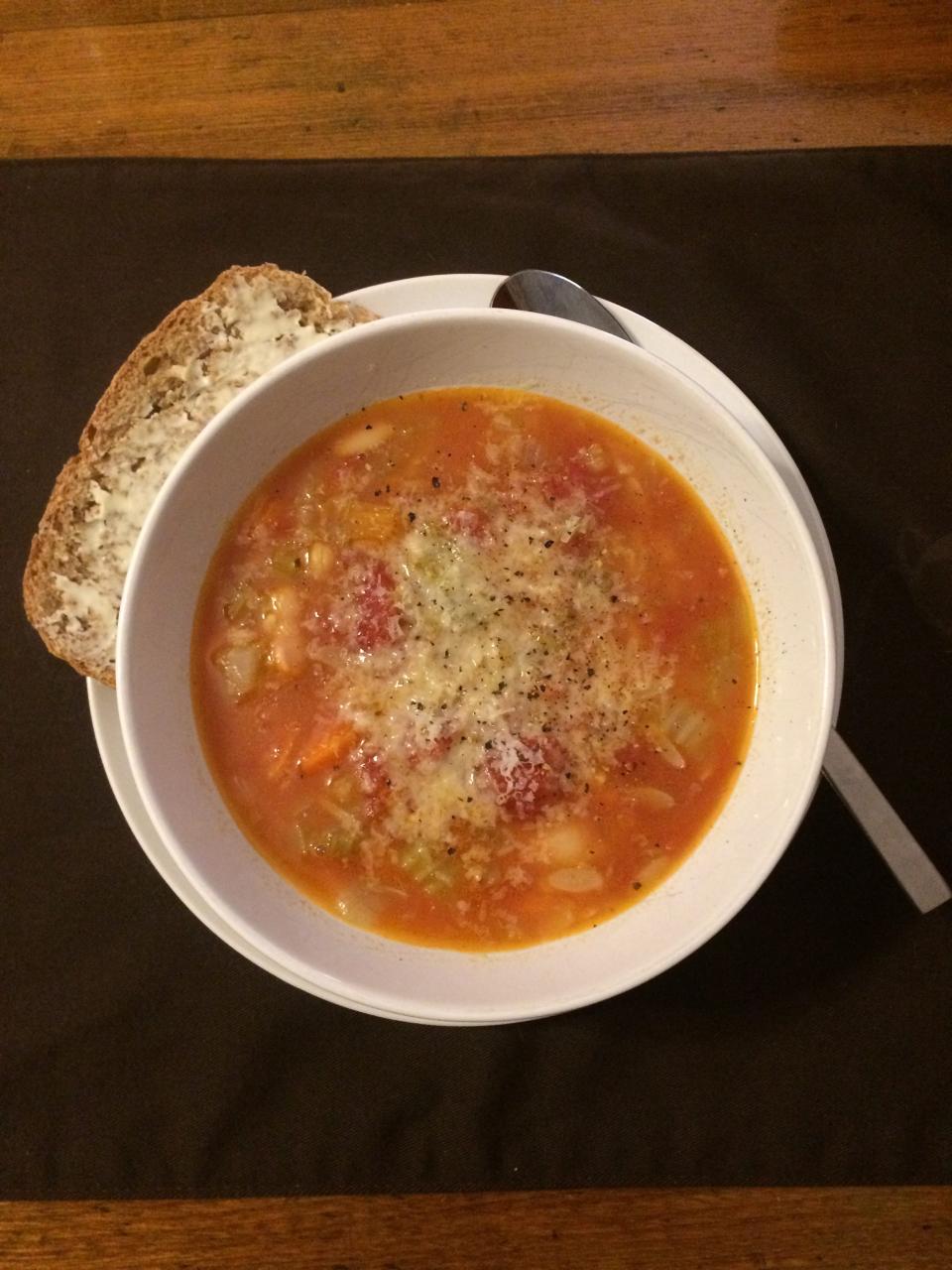 Chicken Bone Broth Vegetable Soup