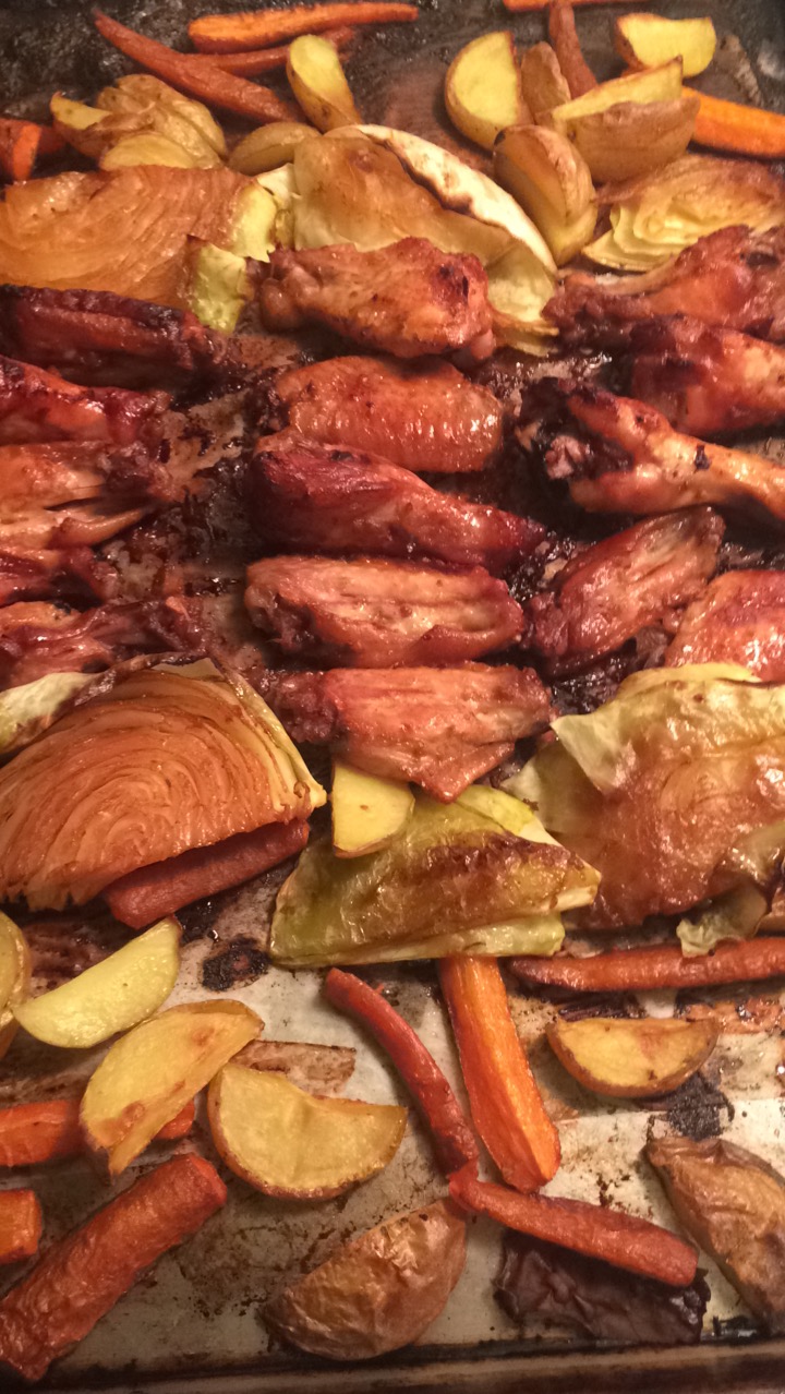 Baked Korean Style Chicken Wings