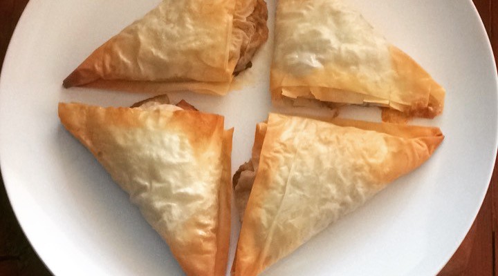 Pork Empanadas with Phyllo Pastry
