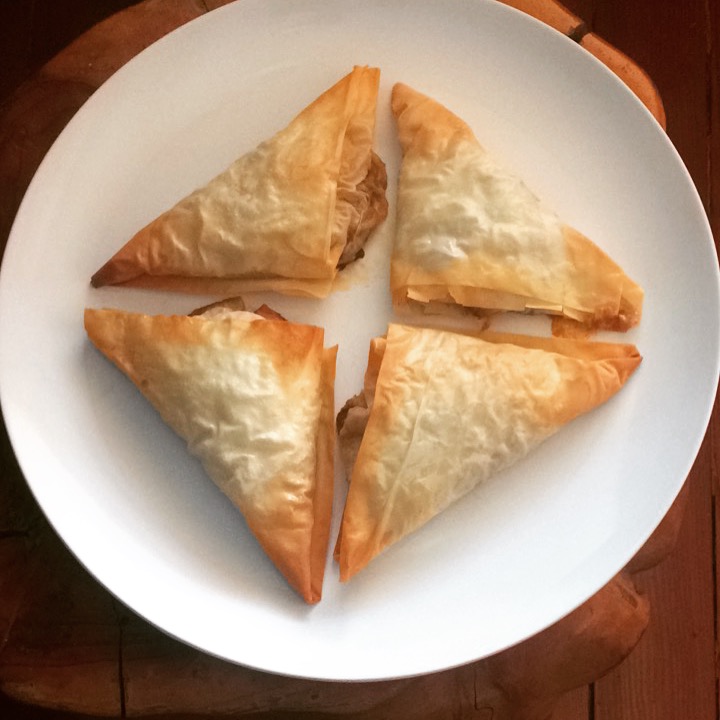 Pork Empanadas with Phyllo Pastry
