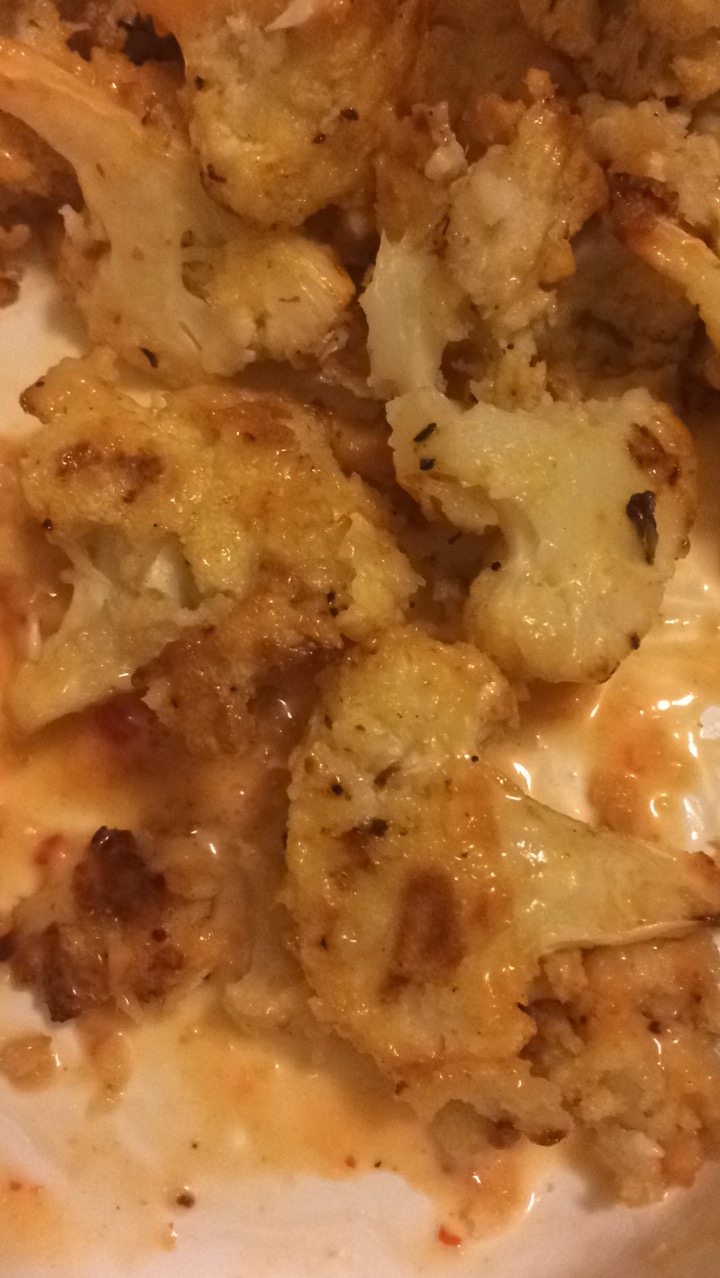 Cauliflower Wings with Bang Bang Sauce