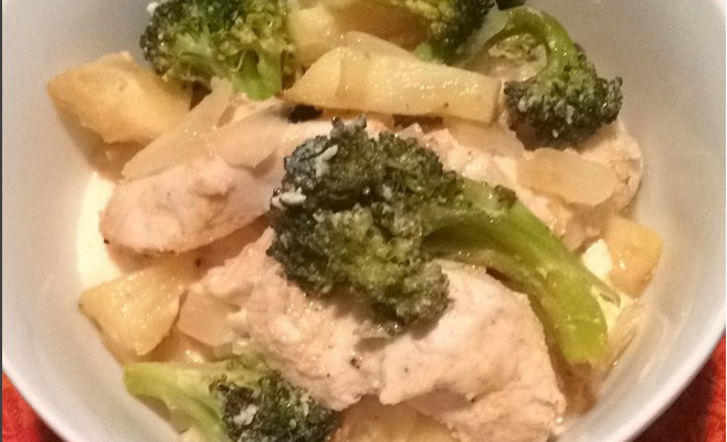 Pineapple and Broccoli Chicken Bake