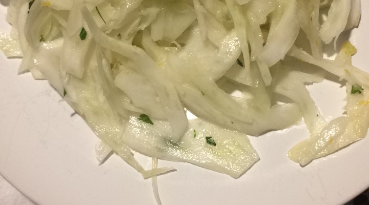 Shaved Fennel Salad with Lemon and Parsley