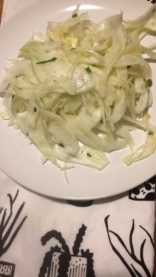 Shaved Fennel Salad with Lemon and Parsley