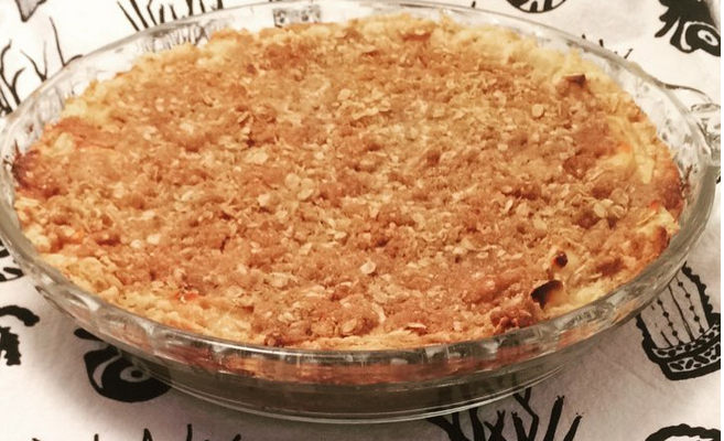 Sour Cream Apple Pie