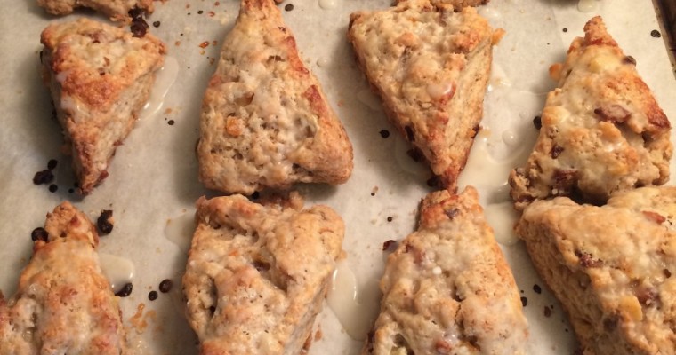 Candied Orange Peel and Citrus Scones