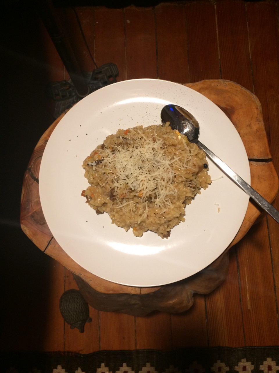 Risotto with Porcini Mushrooms and Peppers