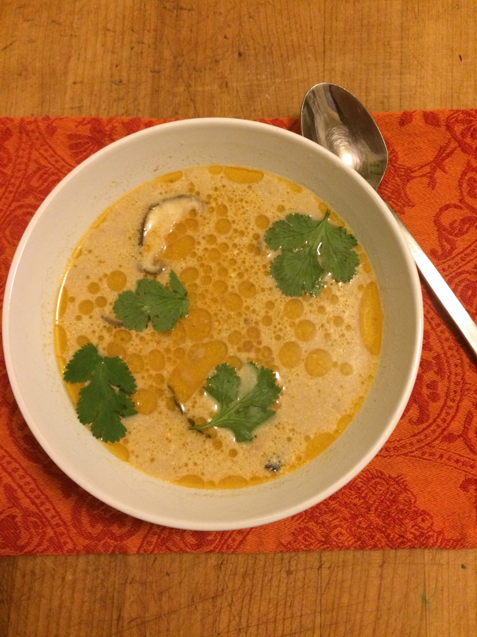 Tom Kha Gai in the Slow Cooker