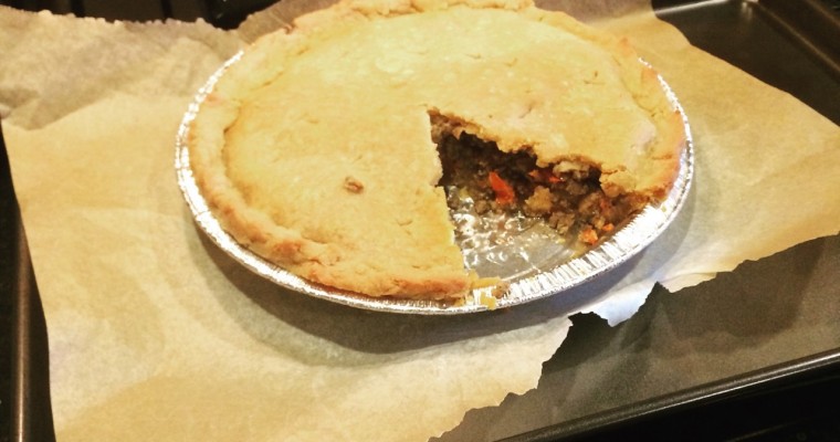 Beef Empanada Pie with Gluten Free Dough