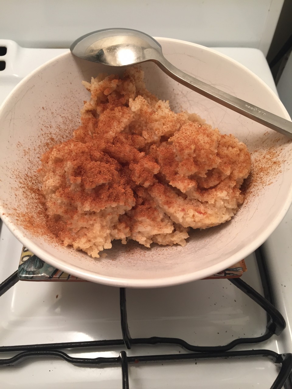 Leftover Basmati Coconut Rice Pudding in the Slow Cooker