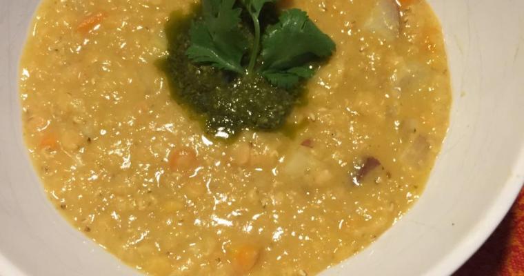 Red Lentil Soup with Lemon