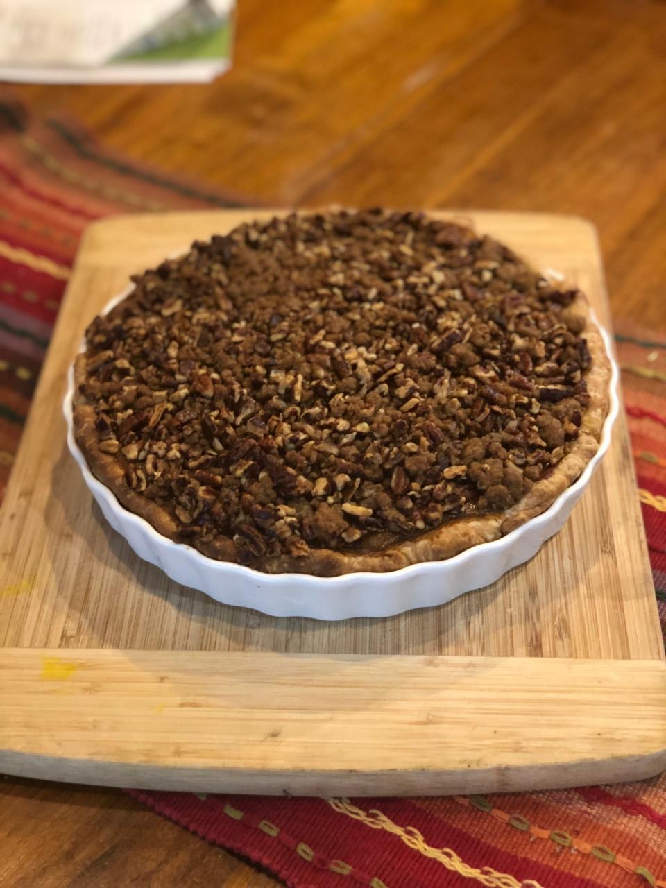Extra Spicy Pumpkin Pecan Pie