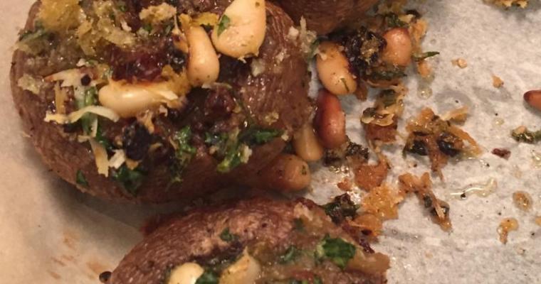 Stuffed Mushroom Caps
