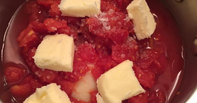 Test Drive of Marcella Hazan’s “Internet Famous” Tomato Sauce