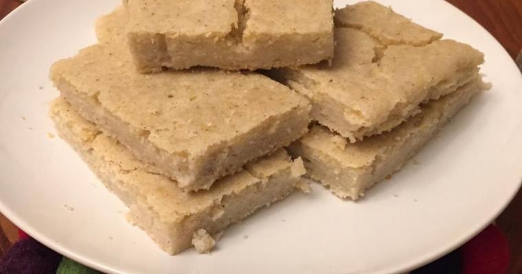 Gluten-free, egg free Cornbread with Sprouted Corn Flour