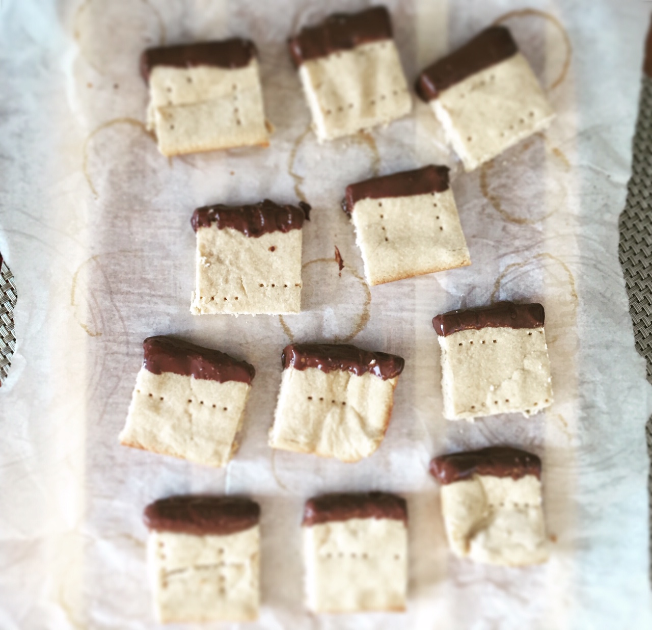 Coconut Flour Shortbread Squares