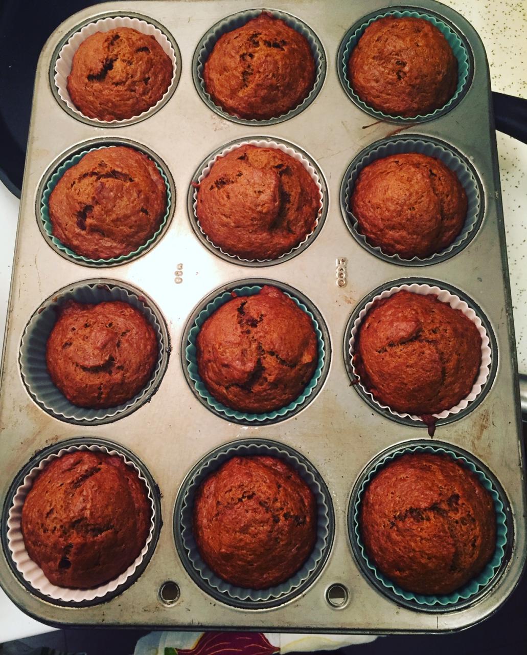 Orange Marmalade Banana Muffins