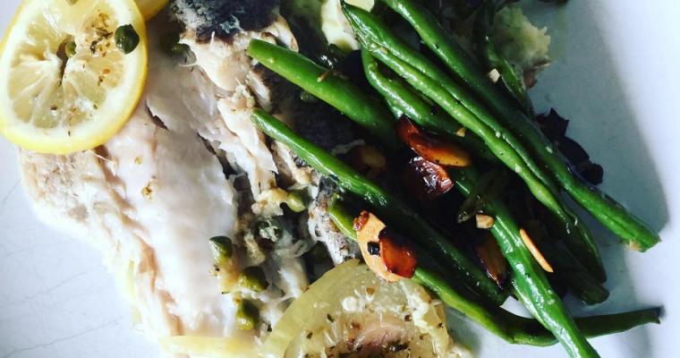 Hake n’ Bake: Oven Roasted Hake with Lemon, Garlic and Capers
