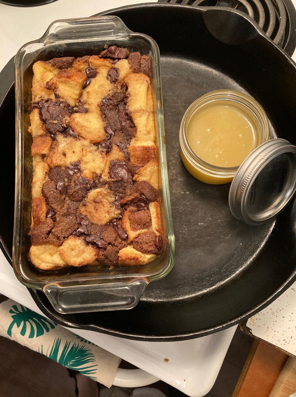Gingersnap Bread Pudding