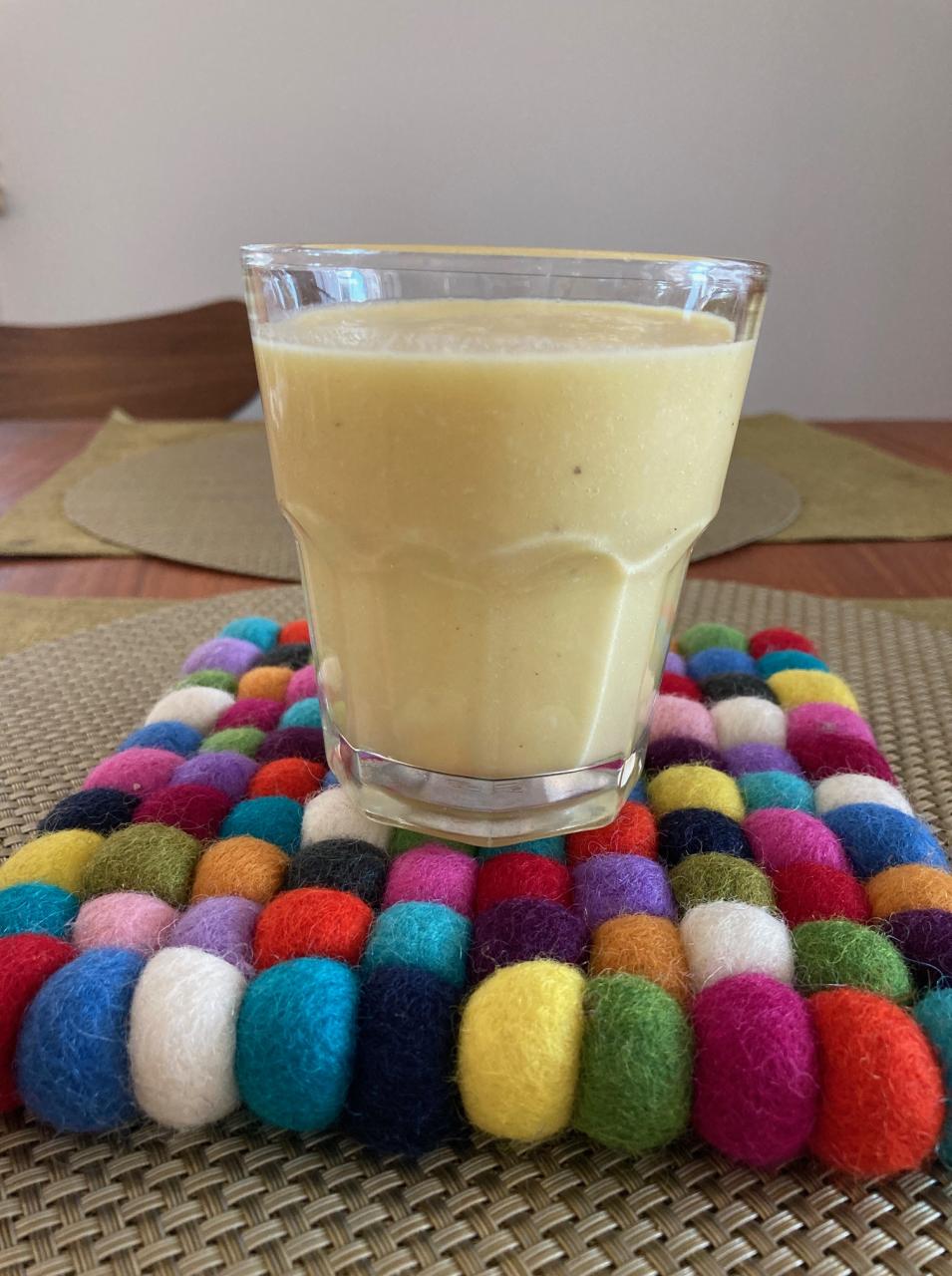 Coconut Banana Mango Smoothie