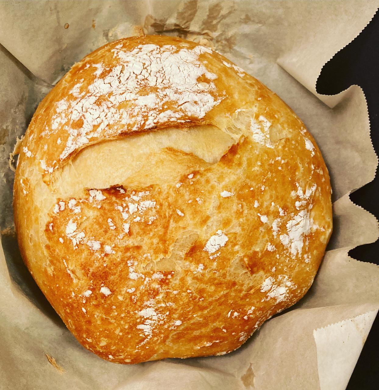 No Knead Bread in a Dutch Oven