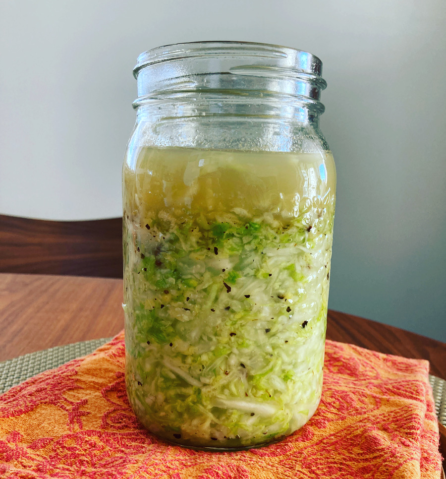 Sauerkraut with Juniper Berries