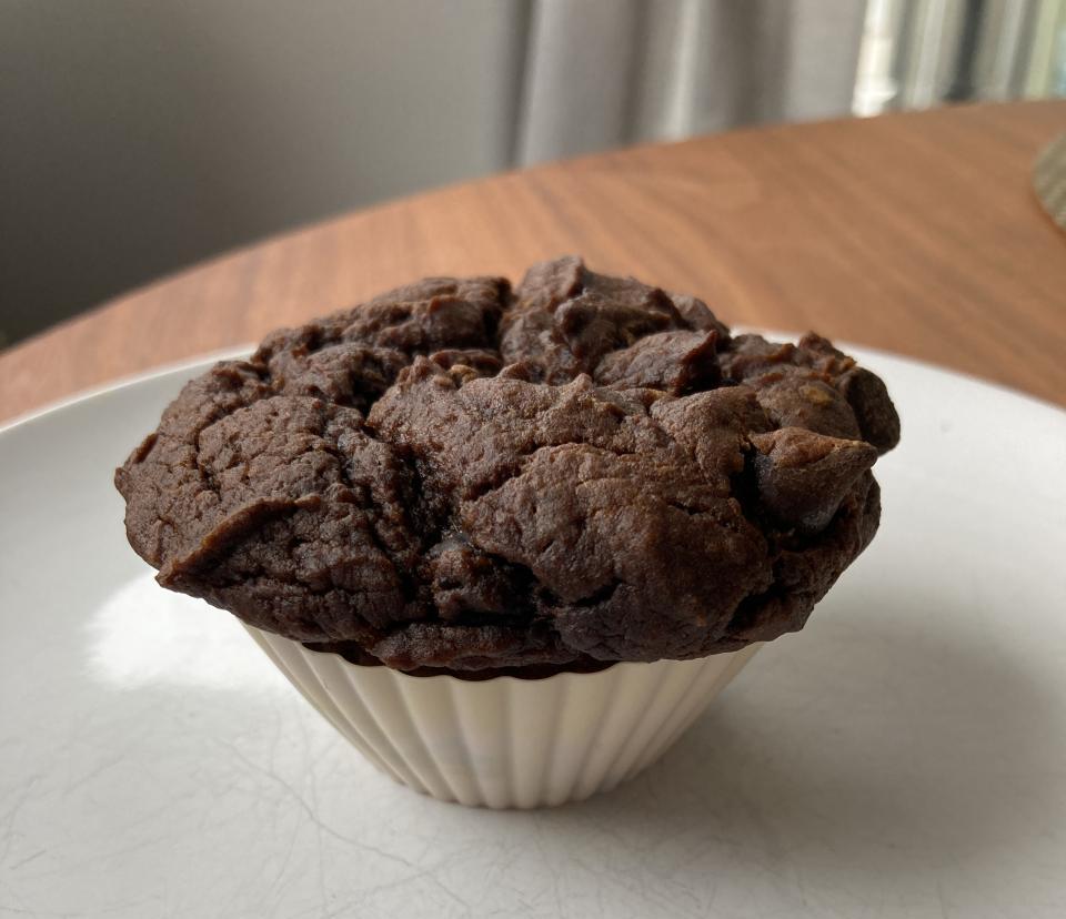 Chocolate Pumpkin Muffins (no eggs)