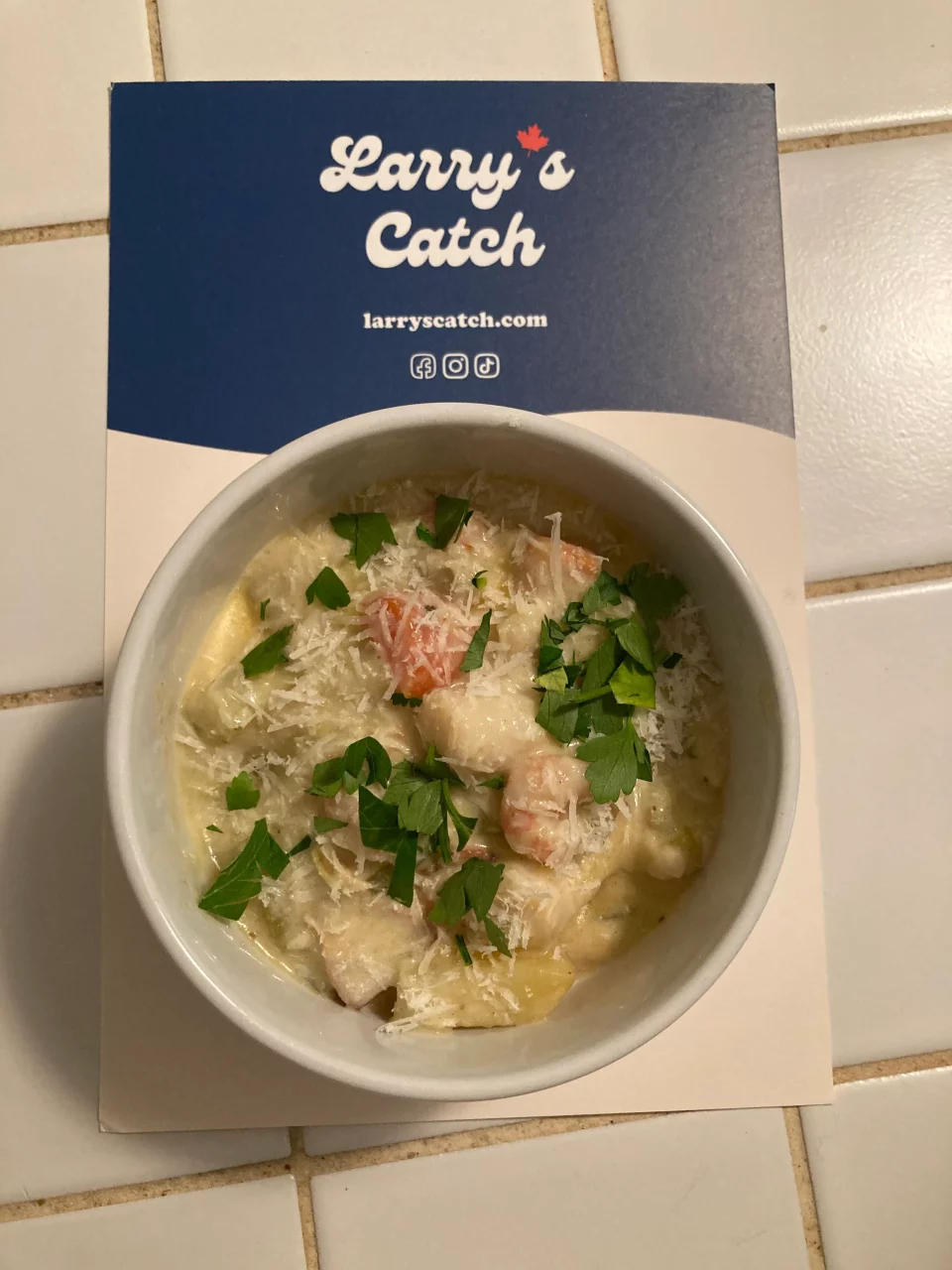 Seafood Chowder – a Larry’s Catch Tribute
