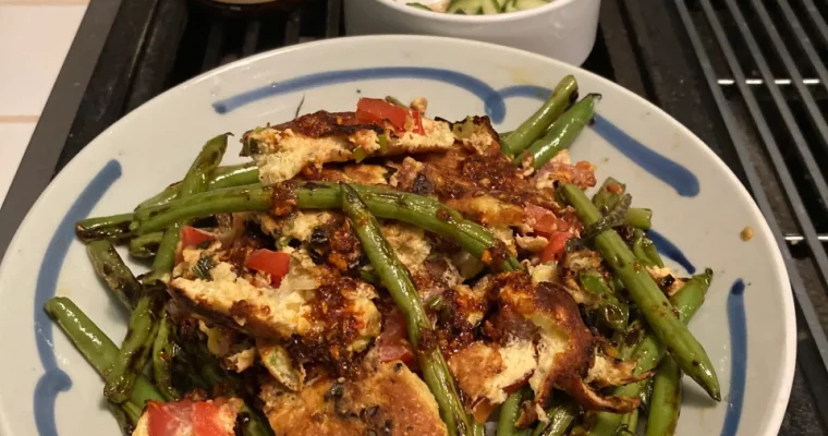 Sichuan-style Dry Friend Green Beans Featuring Holy Duck Chili Oil